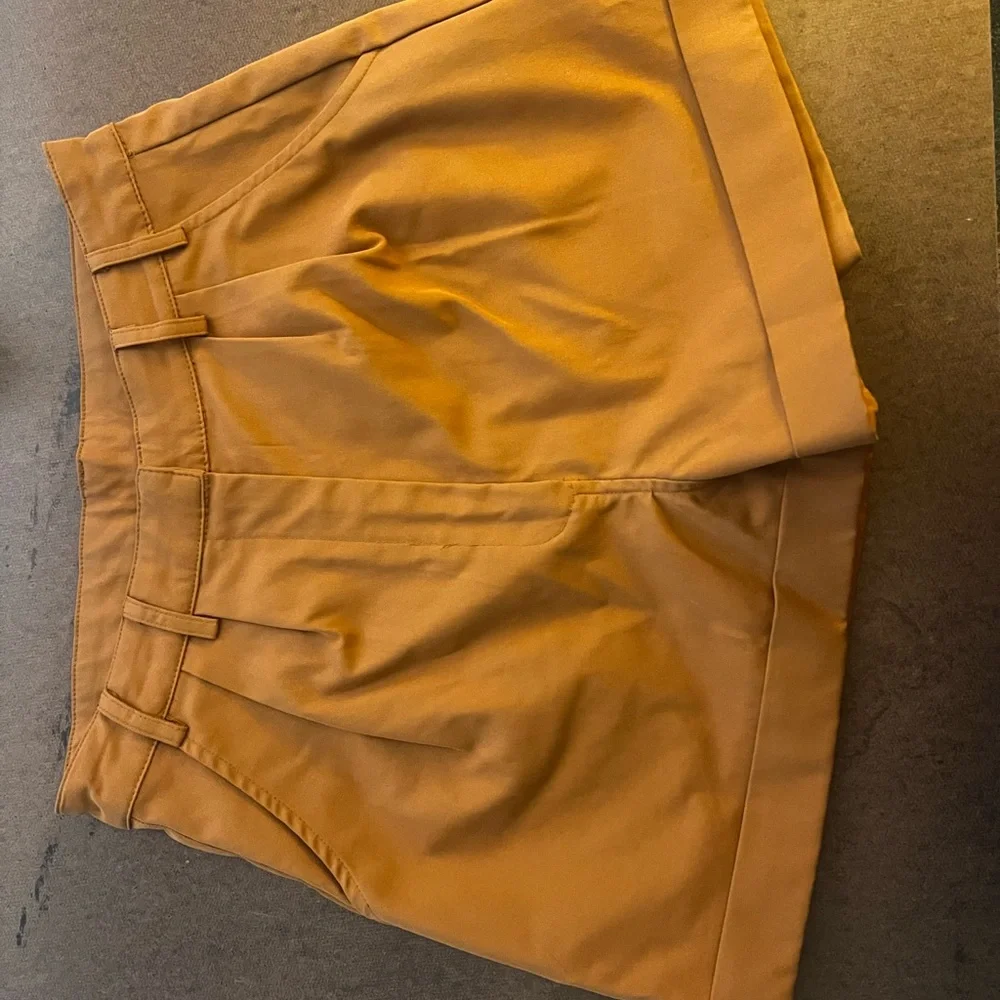 Blue Rain High Waist Tan Shorts - Picture 2 of 3